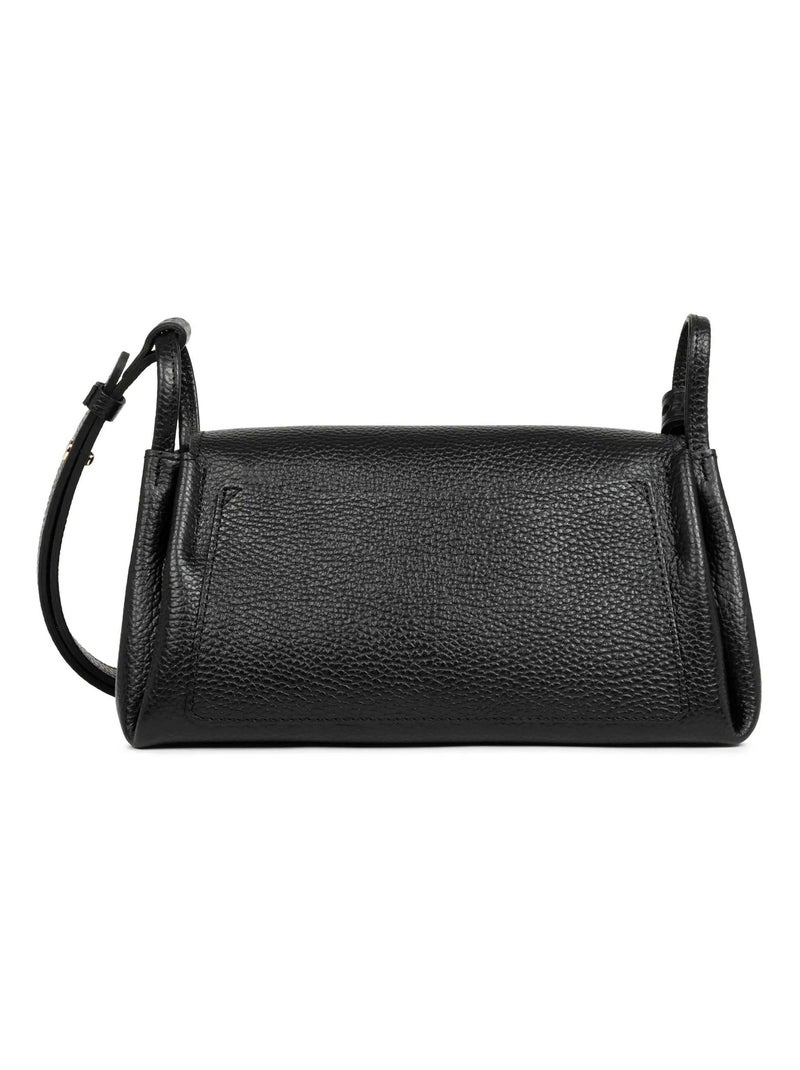 Lancaster Sac trotteur A rabat aimanté M Accordéon Double   - In - Nude Noir - Kiabi