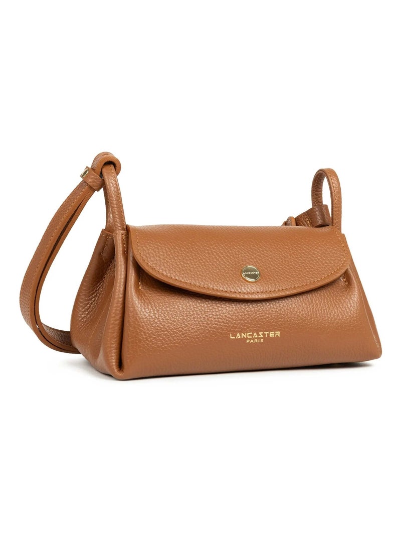 Lancaster Sac trotteur A rabat aimanté S Accordéon Double Marron - Kiabi