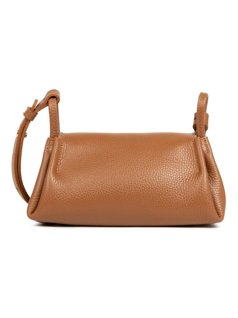 Lancaster Sac trotteur A rabat aimanté S Accordéon Double Marron - Kiabi