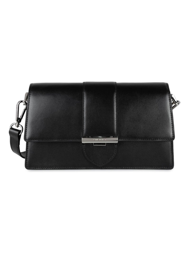 Sac besace Soft Caramella noir LANCASTER