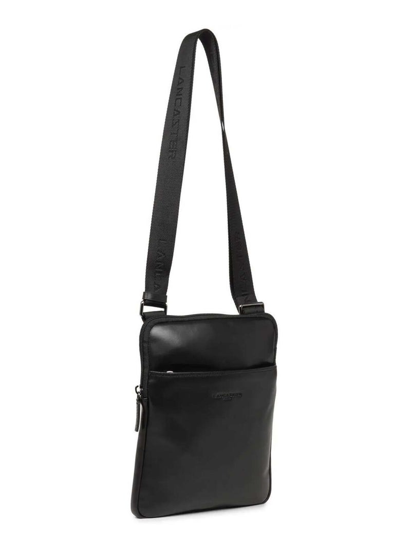 Lancaster Sacoche cuir Capital Noir - Kiabi