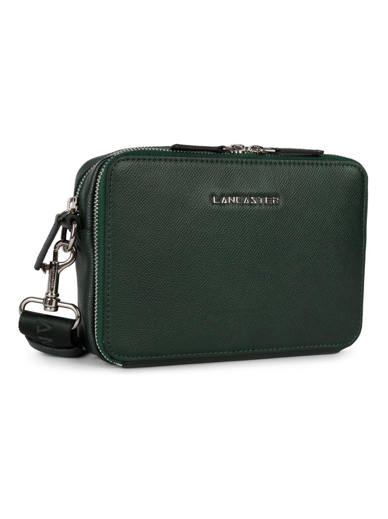 Lancaster Sacoche Double Zip Delphino S   Foncé Vert - Kiabi