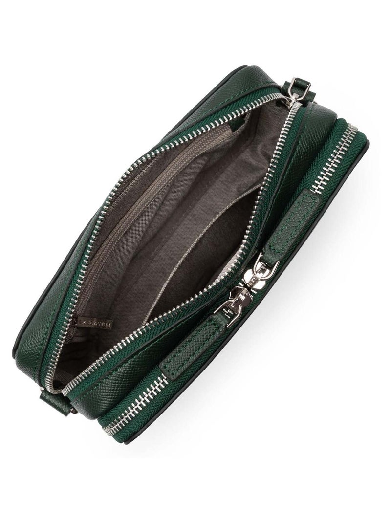 Lancaster Sacoche Double Zip Delphino S   Foncé Vert - Kiabi