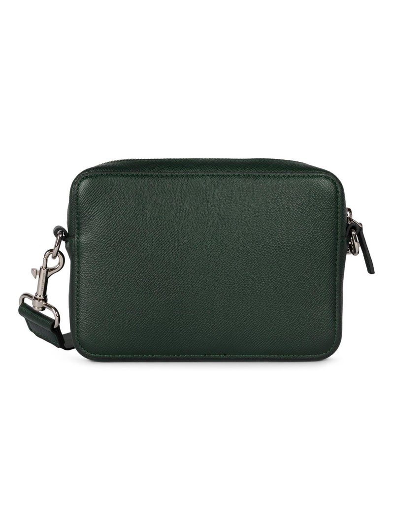 Lancaster Sacoche Double Zip Delphino S   Foncé Vert - Kiabi