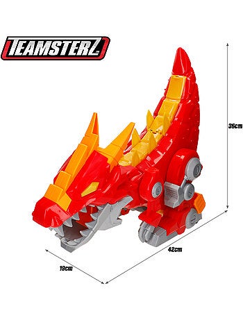 Lanceur de voiture lumineux avec son et voiture en métal teamsterz