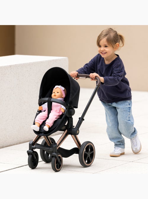 Landau 3 en 1 Cybex Priam Noir pour poupon 36 / 42 cm - Kiabi