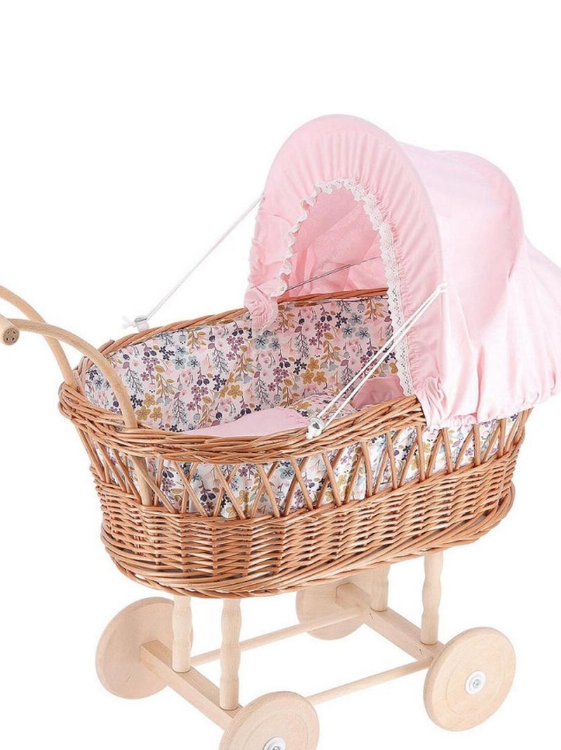 Landau en osier : Fleurs de printemps N/A - Kiabi