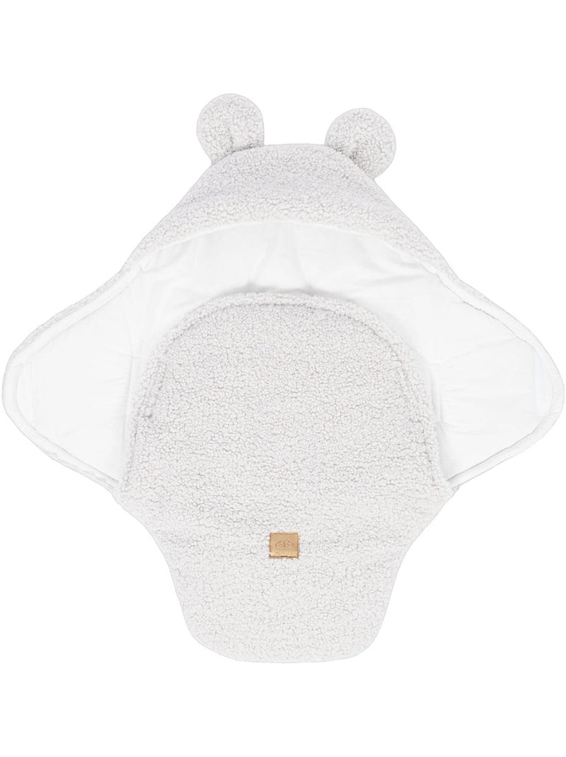 Lange bébé doux en coton OEKO-TEX Blanc - Kiabi