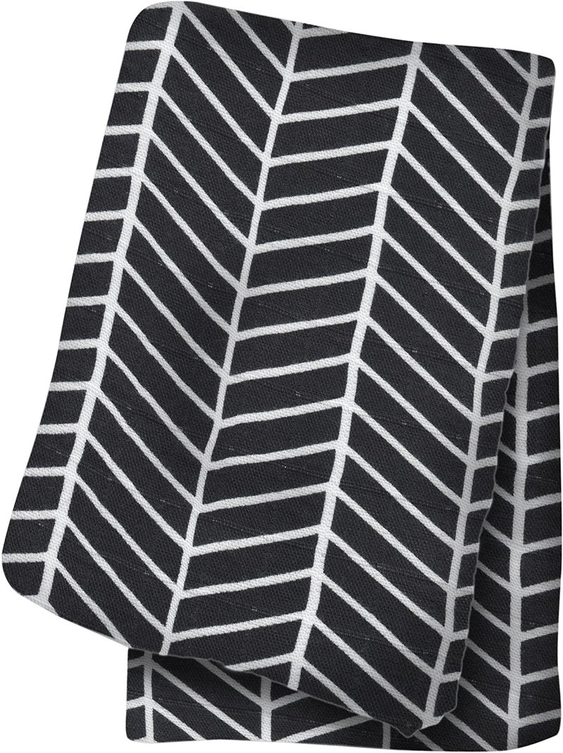 Lange en bambou - Chevrons Noir - Kiabi