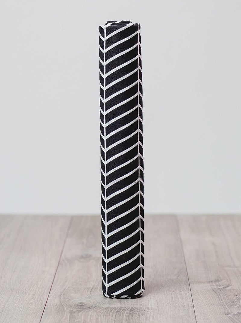 Lange en bambou - Chevrons Noir - Kiabi