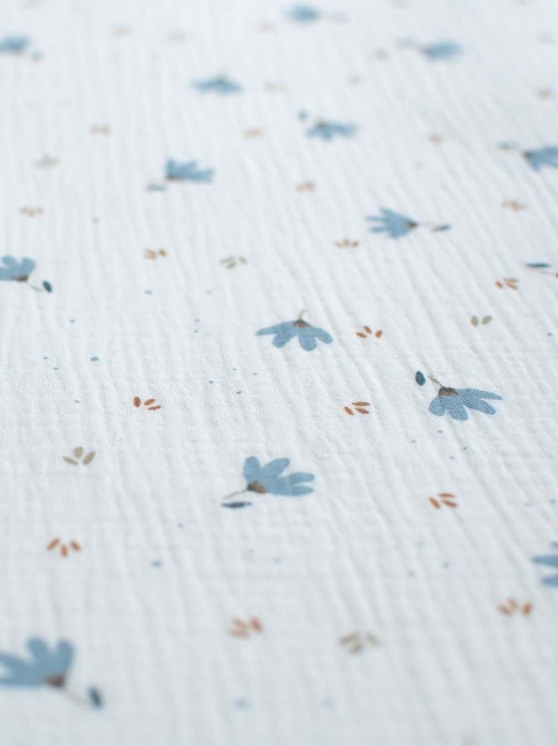 Lange en gaze de coton, Bleuet SEVIRA KIDS Blanc - Kiabi