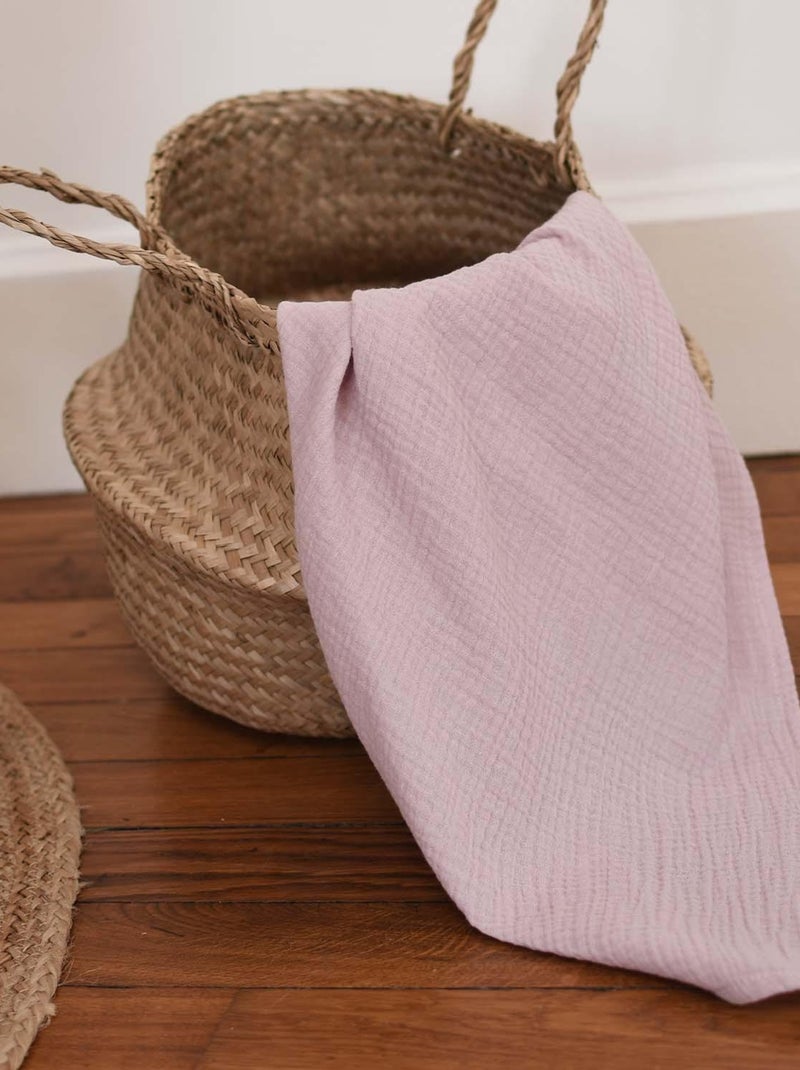 Lange en gaze de coton, Jeanne SEVIRA KIDS Vieux rose - Kiabi