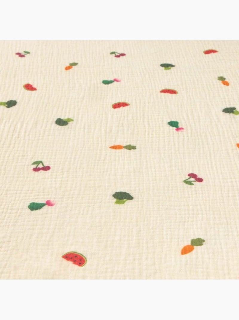 Lange en mousseline fruits et légumes Multicolore - Kiabi