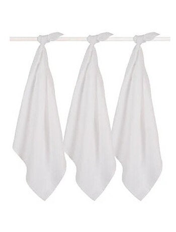 Lange gaze de Coton Small (3 pcs) en coton hydrophile Jollein