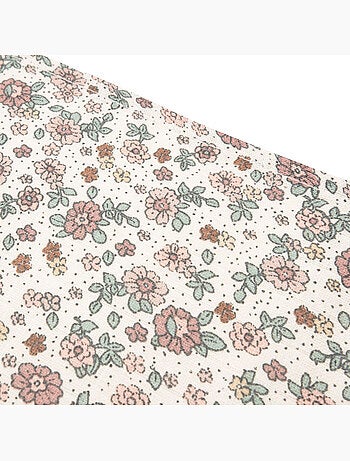 Lange gaze de Coton small Fleurs Retro (3 pcs) en Coton Jollein
