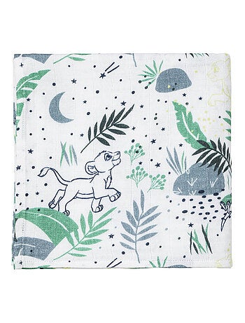 Lange imprimé 110x110cm - Roi Lion Star - Babycalin