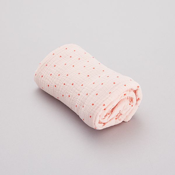 Lange Imprime Cœurs Bebe Fille Rose Kiabi 9 00