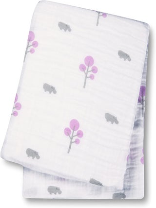 Lange mousseline - Hippo rose