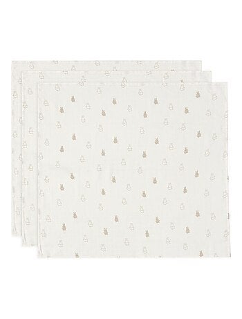 Lange Small Happy Miffy (3 pcs) en gaze de coton Jollein