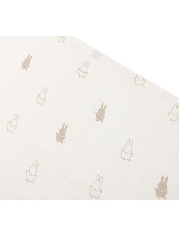 Lange Small Happy Miffy (3 pcs) en gaze de coton Jollein