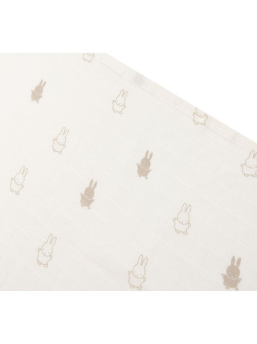 Lange Small Happy Miffy (3 pcs) en gaze de coton Jollein - Kiabi Lange Small Happy Miffy (3 pcs) en gaze de coton Jollein - Kiabi