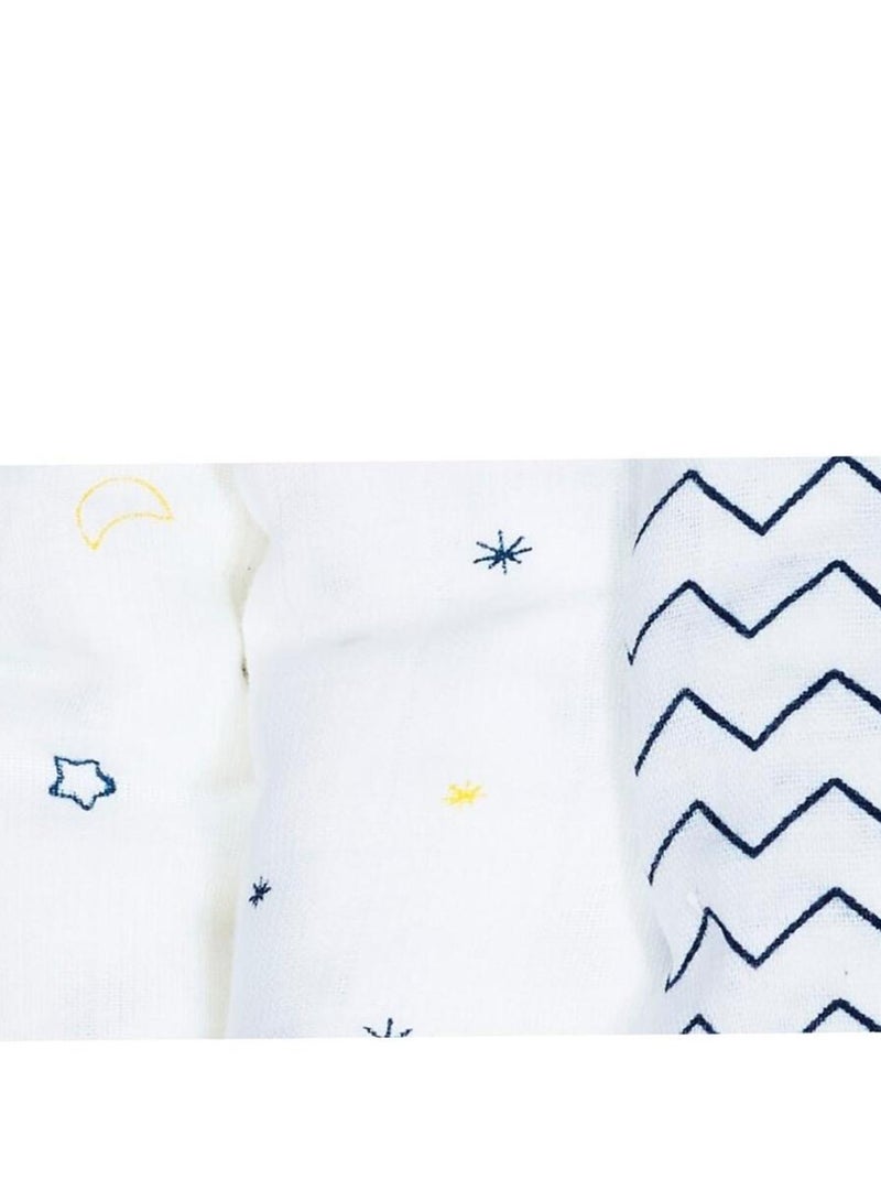 Langes bébé en coton bio blanc - SAUTHON Blanc - Kiabi