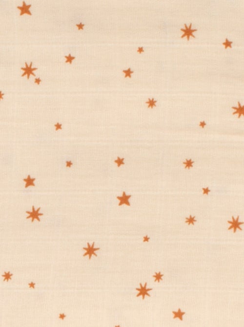 Langes en coton bio boite de 3 - - Kiabi