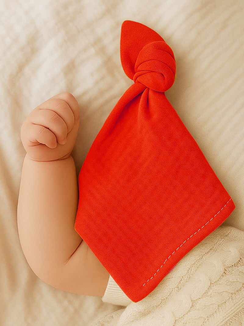 Langes en Coton Bio Rouge - Kiabi