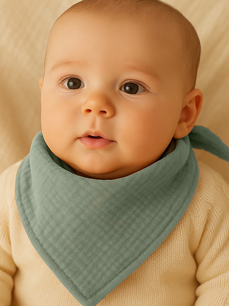 Langes en Coton Bio Vert - Kiabi