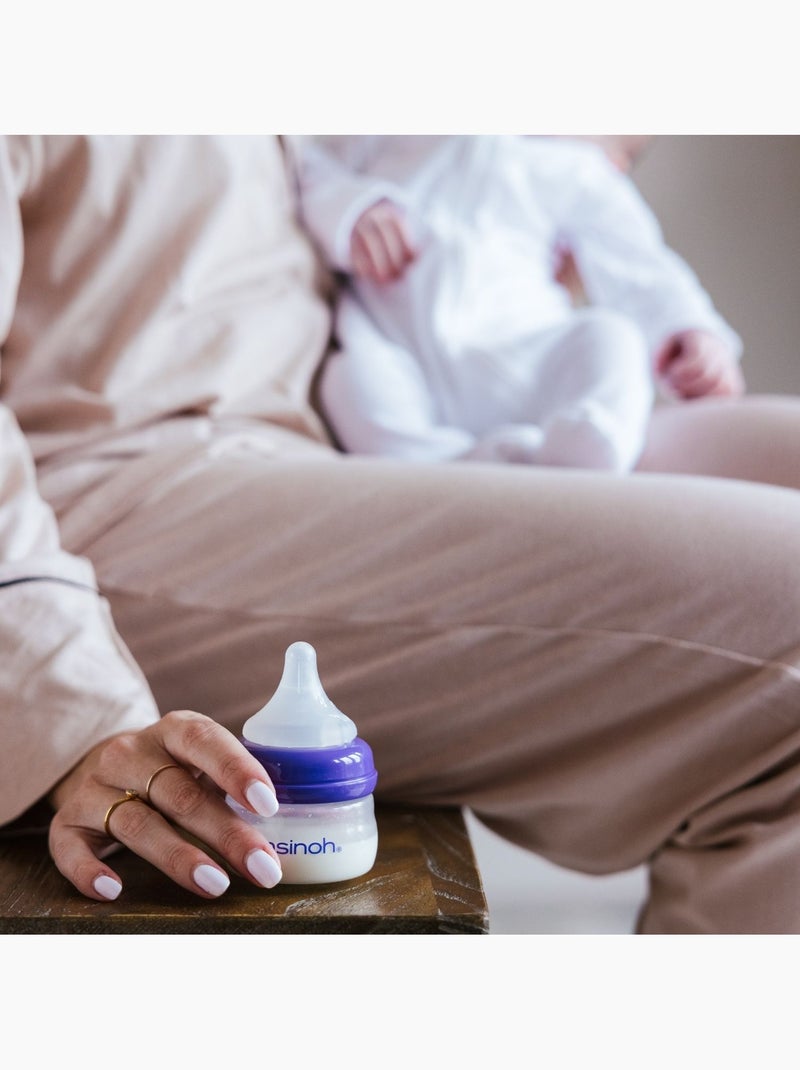 Lansinoh - coffret de naissance biberons et tétines natural wave® Violet - Kiabi