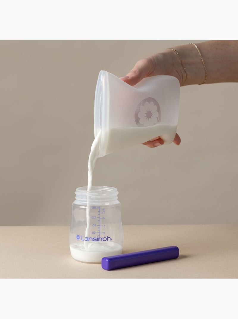 Lansinoh - Lot de 5 sachets de conservation de lait maternel Blanc - Kiabi