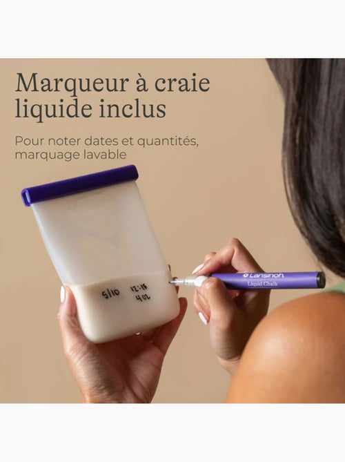 Lansinoh - Lot de 5 sachets de conservation de lait maternel - Kiabi Lansinoh - Lot de 5 sachets de conservation de lait maternel - Kiabi