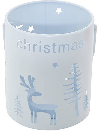 Lanterne de noël en métal ajouré