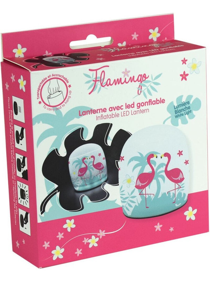 Lanterne gonflable Flamant rose - 15cm Multicolore - Kiabi