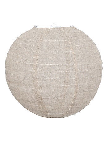 Lanterne japonaise en lin 35 cm