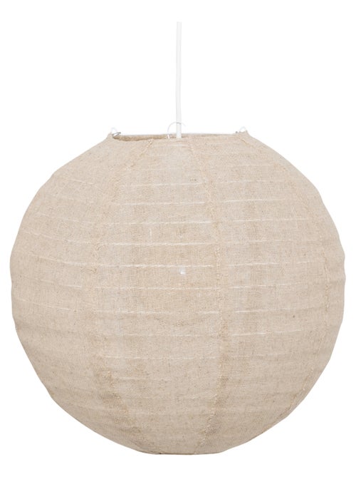 Lanterne japonaise en lin 35 cm - Kiabi