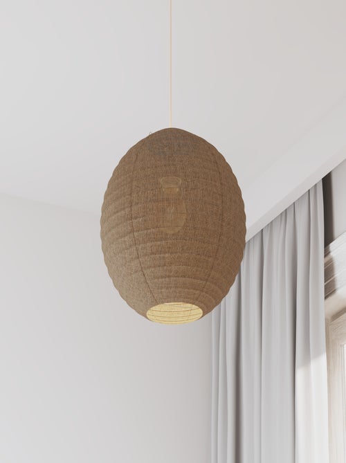 Lanterne japonaise en lin 35 cm - Kiabi Lanterne japonaise en lin 35 cm - Kiabi