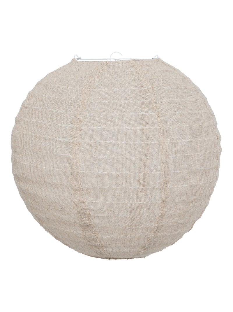 Lanterne japonaise en lin Beige - Kiabi