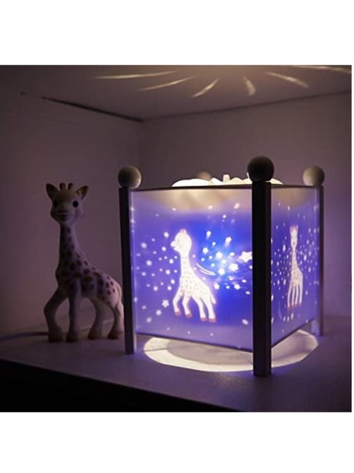 Lanterne magique sophie la girafe naturel - Kiabi