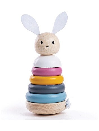 Lapin à empiler en bois