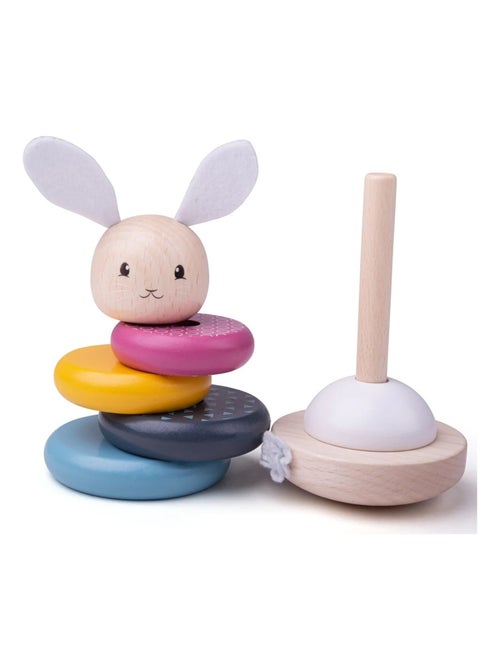 Lapin à empiler en bois - Kiabi