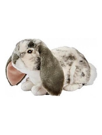 Lapin belier couche gris 30cm l