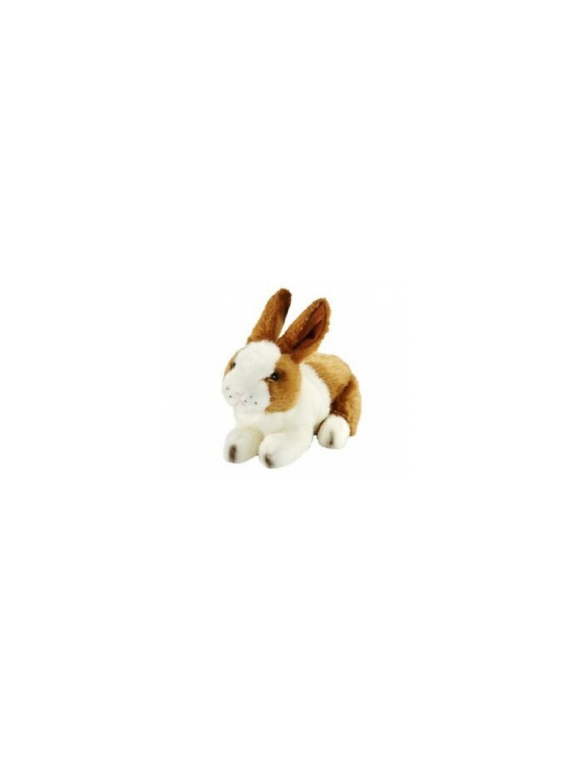 Lapin blanc brun couche 24 cm Beige - Kiabi