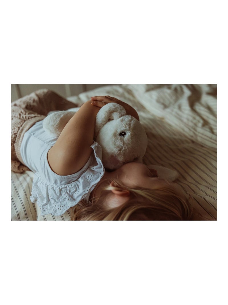 Lapin en peluche lesté 1,2 kg Blanc - Kiabi