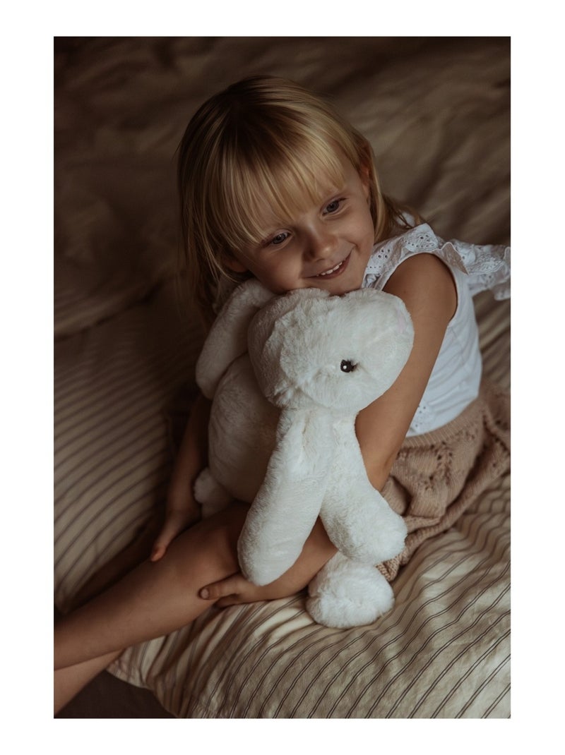 Lapin en peluche lesté 1,2 kg Blanc - Kiabi
