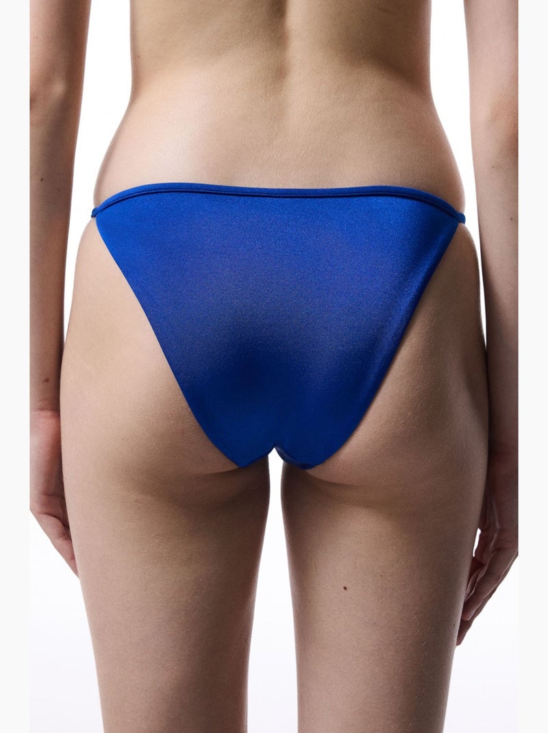 Lapis bas de bikini coupe minimaliste penti Bleu cobalt - Kiabi