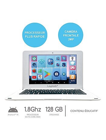 LAPTAB 11 : Ordinateur Android Tactile avec Contenu Éducatif et Contrôle Parental