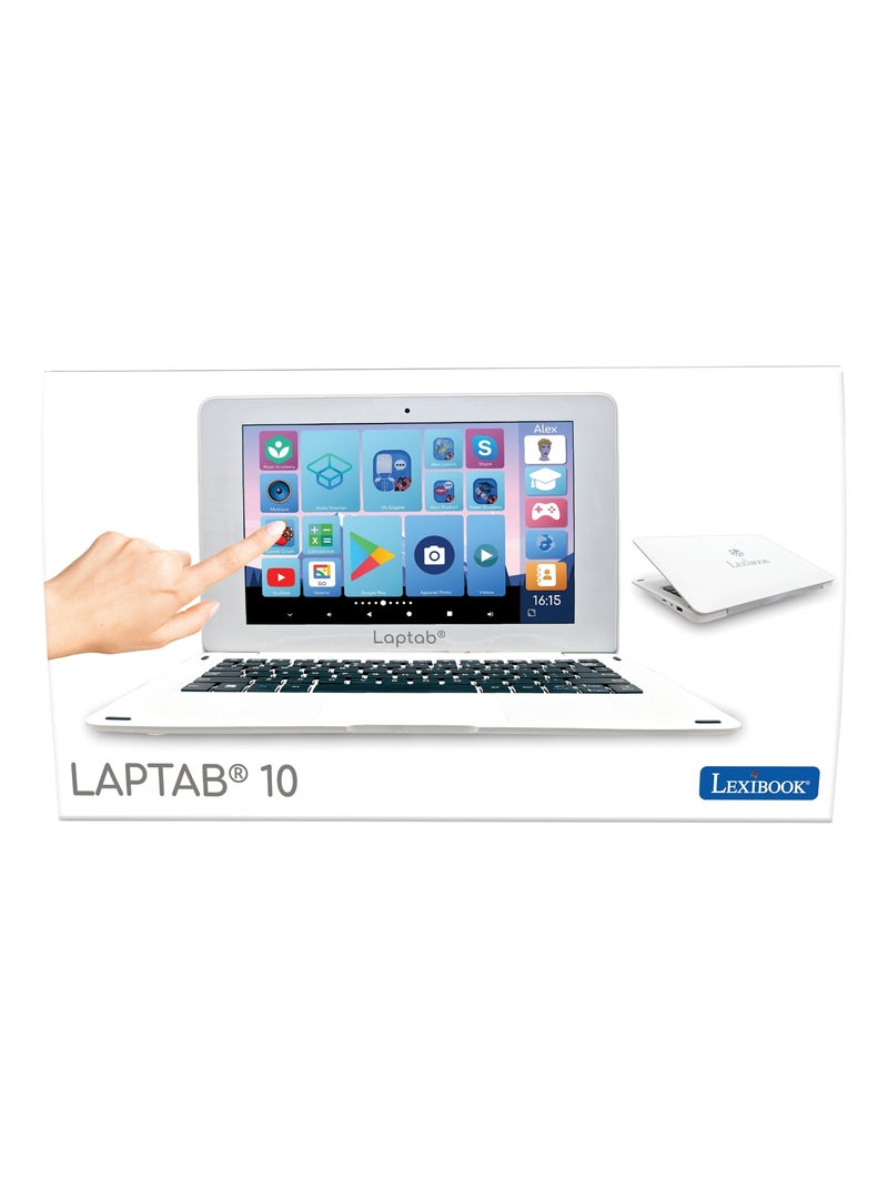 LAPTAB 11 : Ordinateur Android Tactile avec Contenu Éducatif et Contrôle Parental Blanc - Kiabi