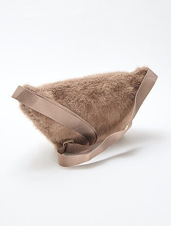 Large banane imitation fourrure