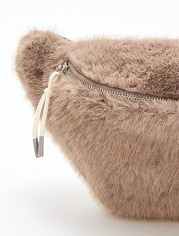 Large banane imitation fourrure